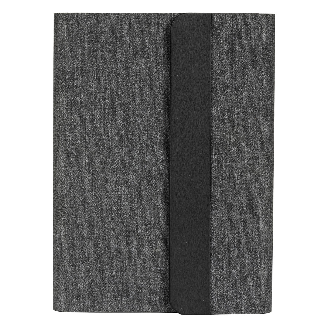 Portfolio sa notesom A5, pomoćnom baterijom 5.000 mAh, bežičnim punjačem za tri uređaja i magnetom